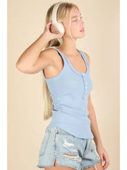 Woke Up Cute Fitted Tank