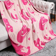 Cowboy Hats & Boots Throw Blanket