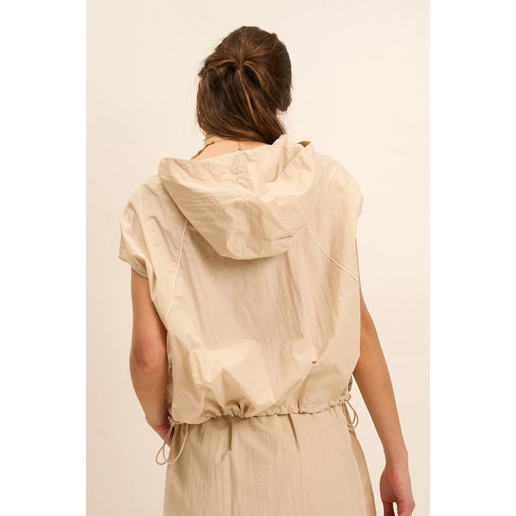 Conquering Today Hooded Zip-up Top