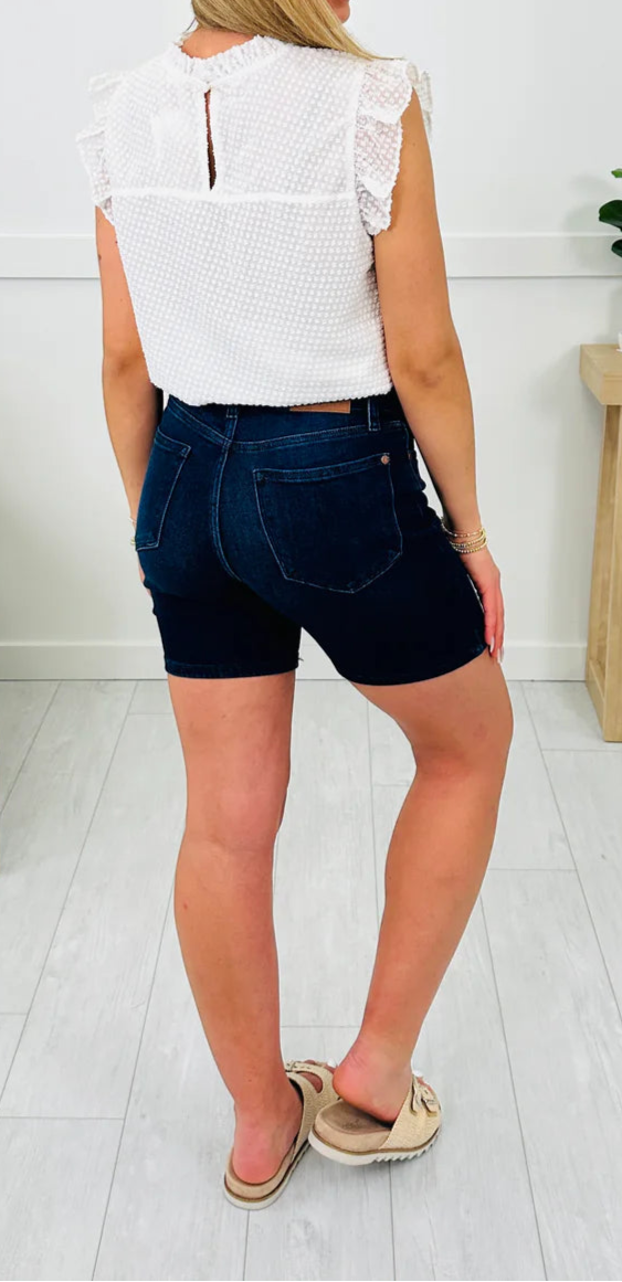 Janelle HW V-Front Bermuda Shorts