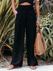 Breezy Hour Mid-Rise Linen Pants