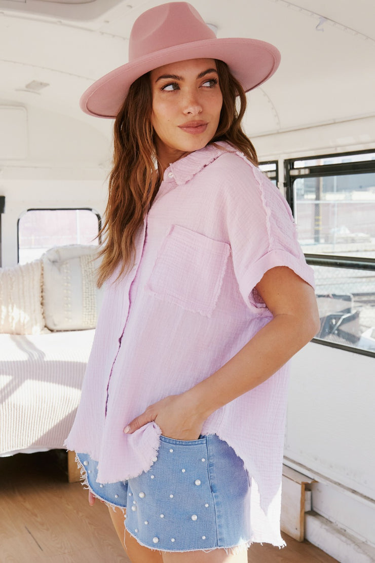 Pool Party Button Down