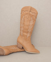 Ainsley - Embroidered Cowgirl Boot