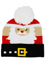 Kids Christmas LED Beanie