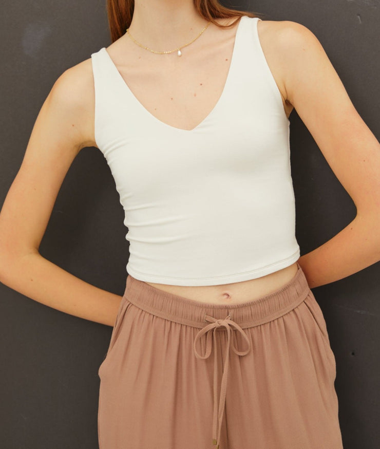 Secret Glances Cropped Tank