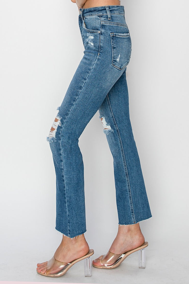 Never Basic Cropped Ankle Jeans
