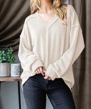 Cozy Queen Ribbed Top