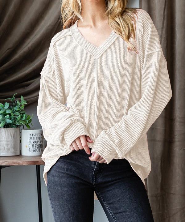 Cozy Queen Ribbed Top