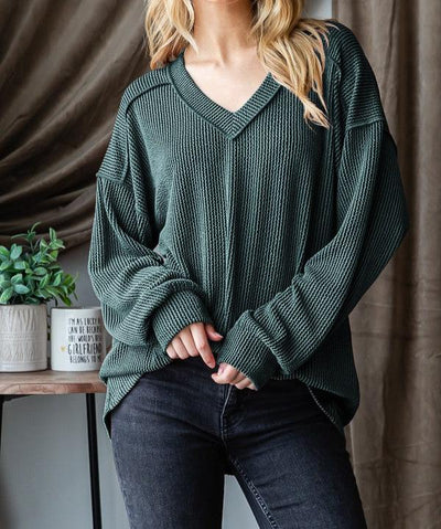 Cozy Queen Ribbed Top