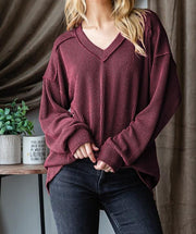 Cozy Queen Ribbed Top