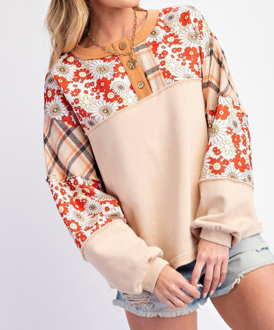 Fall Babe Henley Top