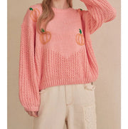 Precious Pumpkins Yarn Stitch Sweater