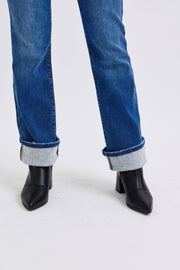 Hansen Mid-Rise Bootcut Jeans