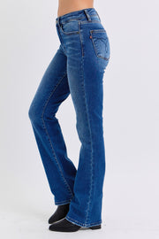 Hansen Mid-Rise Bootcut Jeans