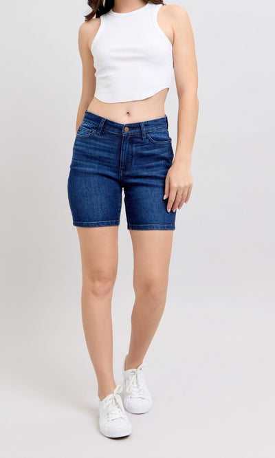 Janelle HW V-Front Bermuda Shorts