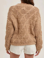 Jamie Chunky Cable Knit Sweater