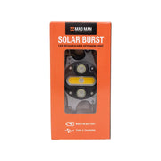 Solar Burst Keychain Light