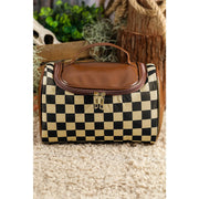 PU Leather Zipper Makeup Bag