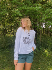 Mountain and Moon Scene Long Sleeve