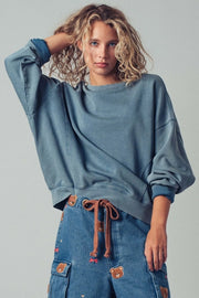 Settled Down Oversized Sweatshirt