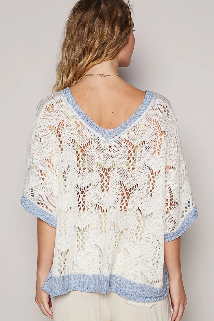 Happy Days Crochet Lightweight Sweater