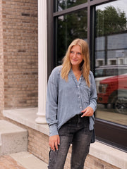 Simple Pleasures Button Down