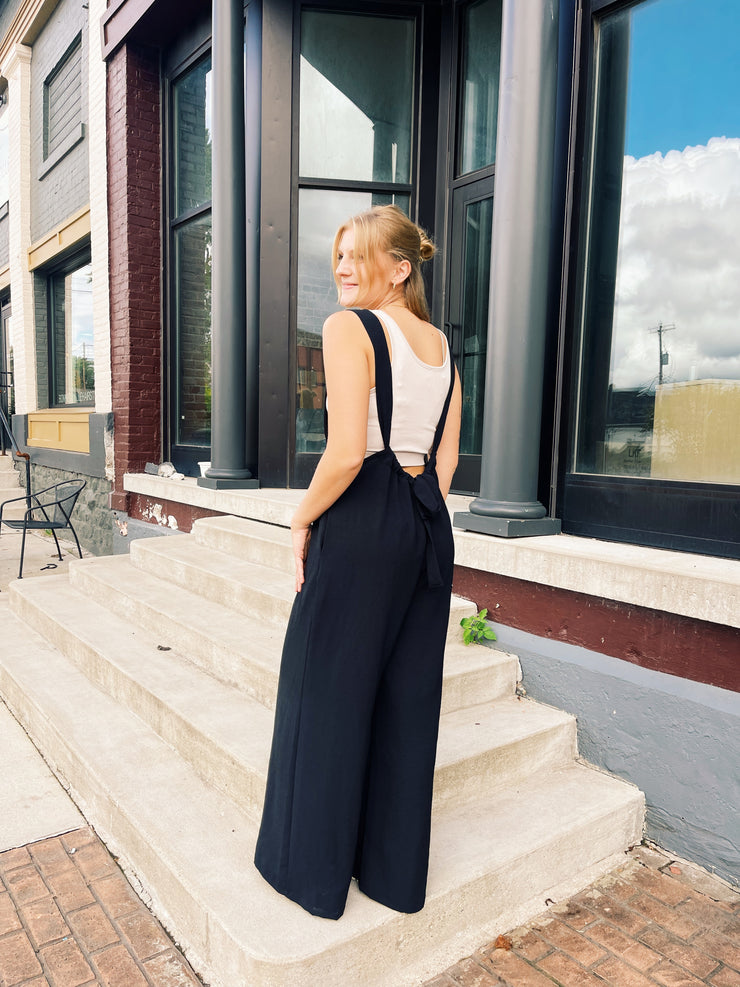 Hot Girl Things Suspender Jumpsuit