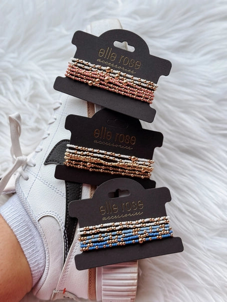 Elle Rose Beaded Bracelet Set