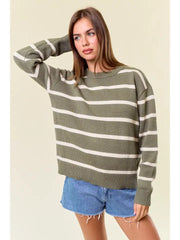Calm Assurance Striped Sweater