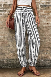 Rossie Striped Drawstring Pants