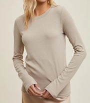 No Fuss Ribbed Top