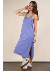 Calm & Cute Sleeveless Midi Dress