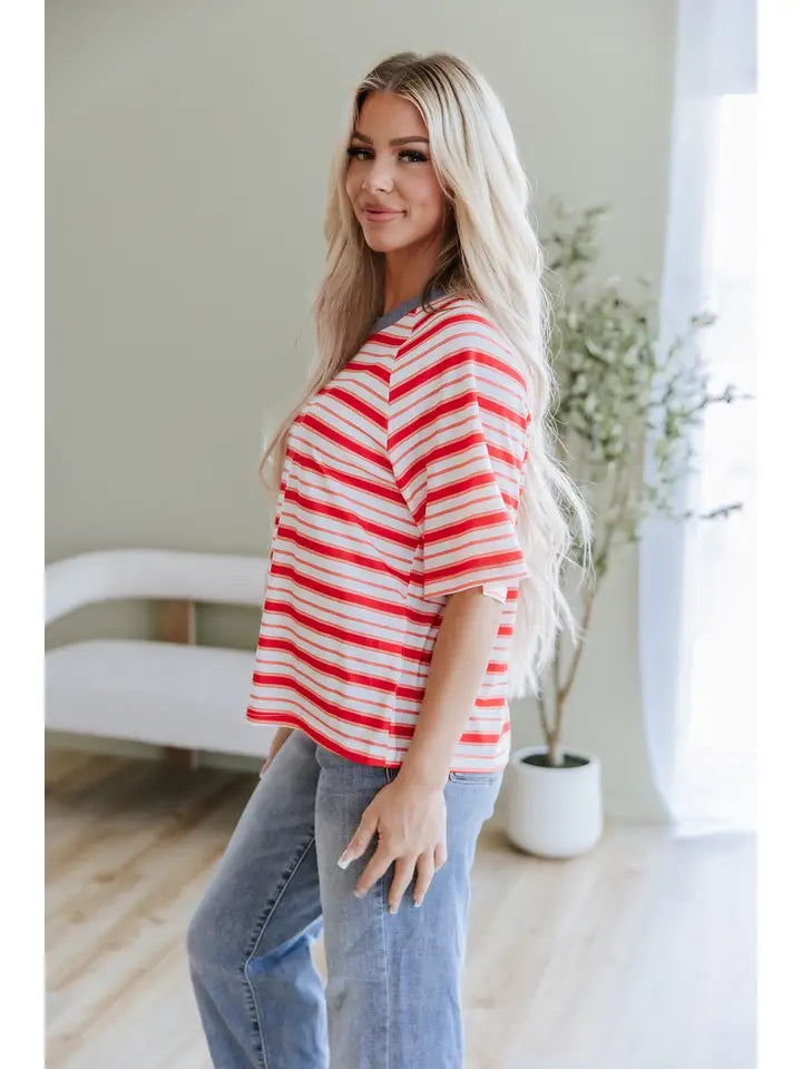 Loving Loud Striped T-shirt