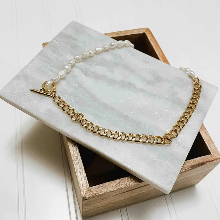 Pearled Chain Necklace