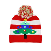 Kids Christmas LED Beanie