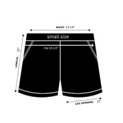 City Roots Pinstripe Drawstring Shorts