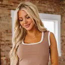 Kinda Into You Ribbed Tank