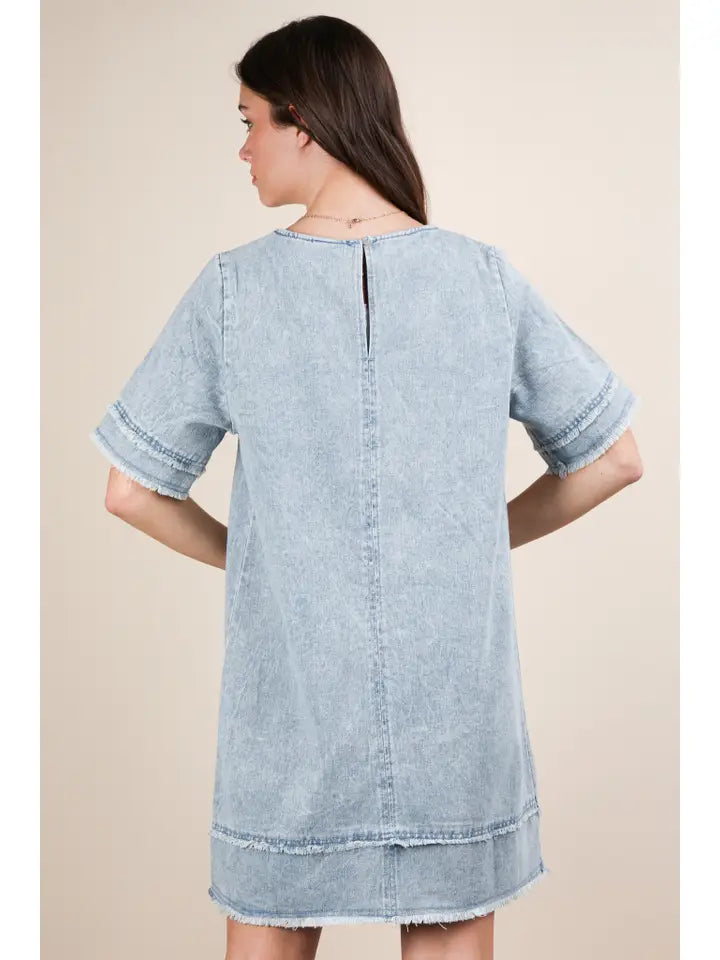 Darling in Denim Mini Dress