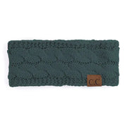 C.C Cable Knit Lined Headband