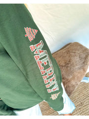 Plaid Merry Christmas Sweatshirt