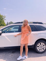 Getaway Car Drawstring Dress