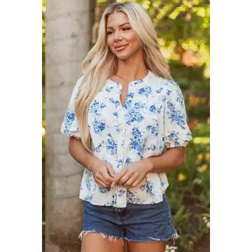At the Cove Floral Top