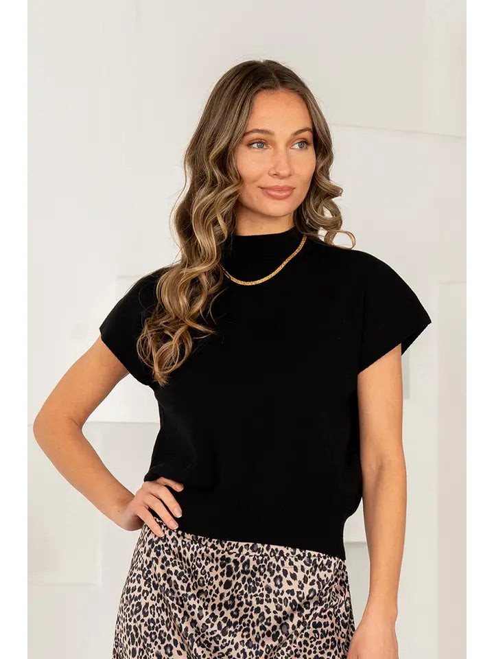 Keep it Up Cap Sleeve Sweater
