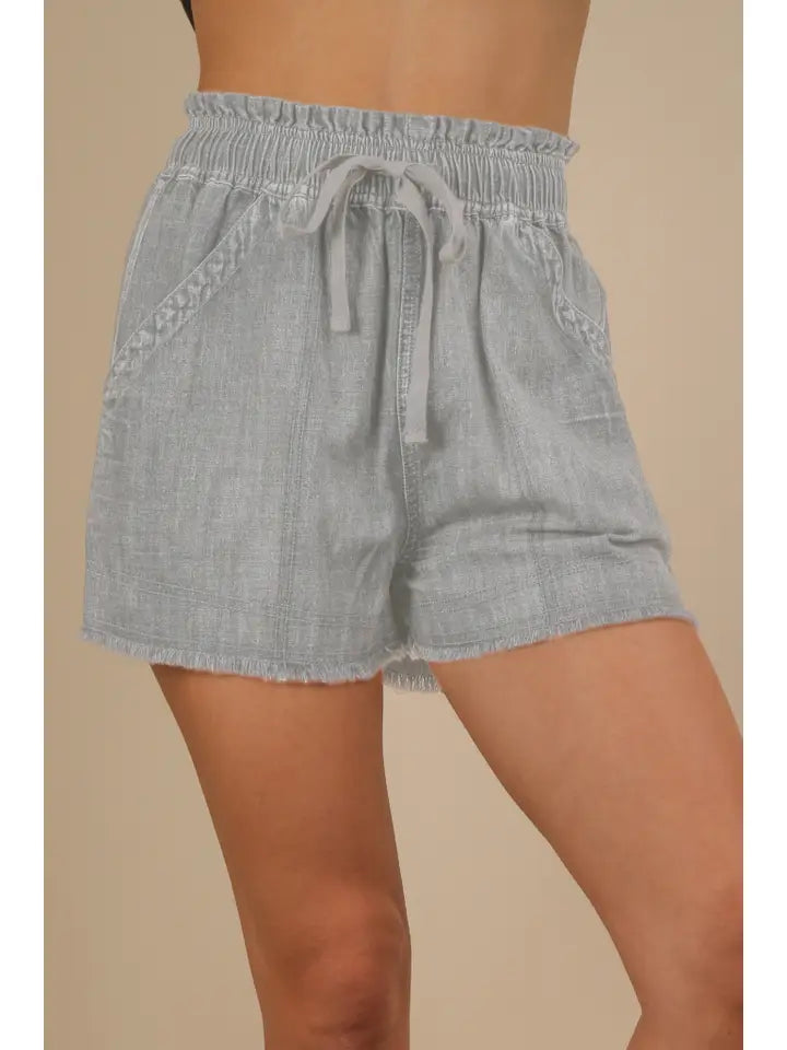 Nothing but Aura Chambray Shorts