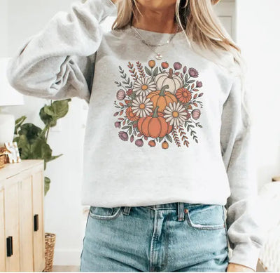Pumpkin Botanical Sweatshirt