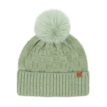 Woven Textured C.C Beanie