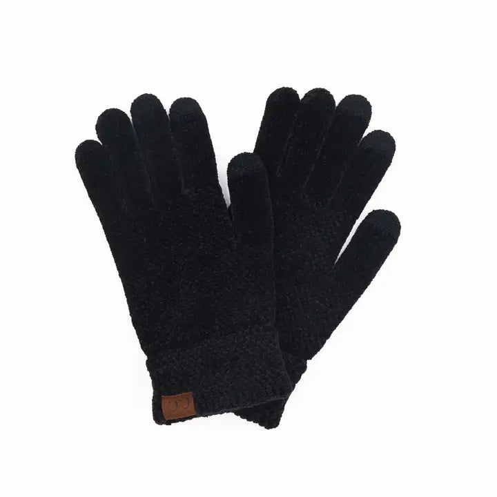 C.C Chenille Touchscreen Gloves