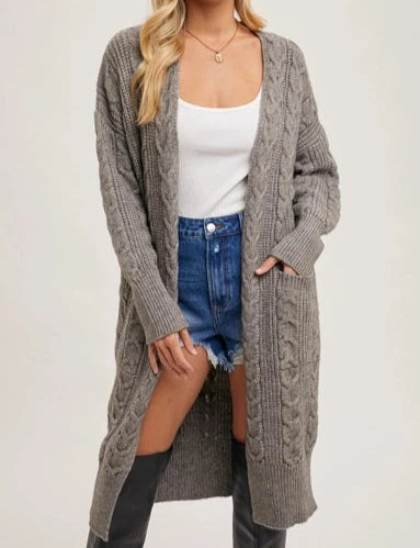 Find Your Purpose Long Sweater Cardigan