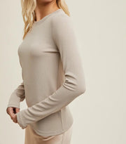 No Fuss Ribbed Top