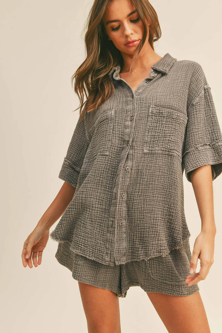 Keeping It Comfy Button Down